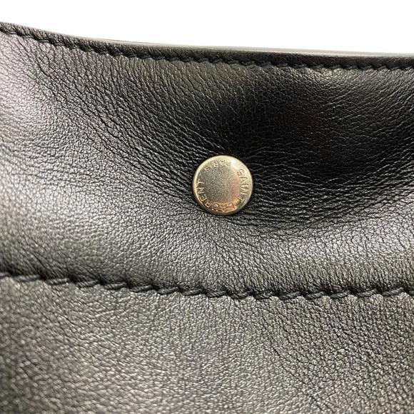 SAINT LAURENT 686266 Rive Gauche Tote Bag Handbag Black - Picture 6 of 15